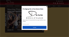 Desktop Screenshot of danceboulevard.com